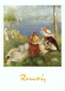 Pierre Renoir Young Girls by the Seaside oil painting picture wholesale